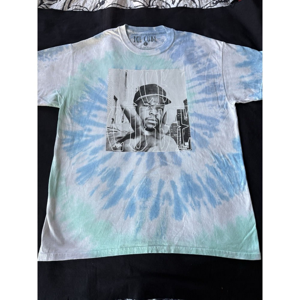 Ice Cube It Was a‎ Good Day Deuces West Coast Rap Tie Dye T-Shirt Size-L